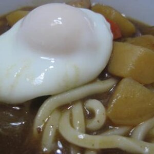 残り物カレーで簡単カレーうどん